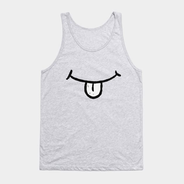 Tongue out Tank Top by okokstudio